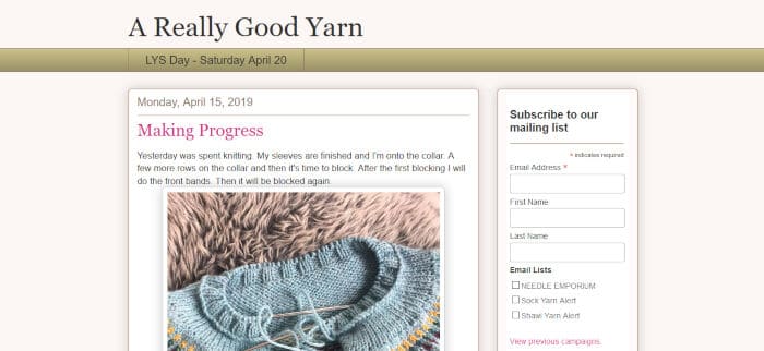 A Really Good Yarn