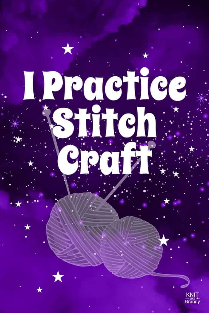  I practice stitch craft!