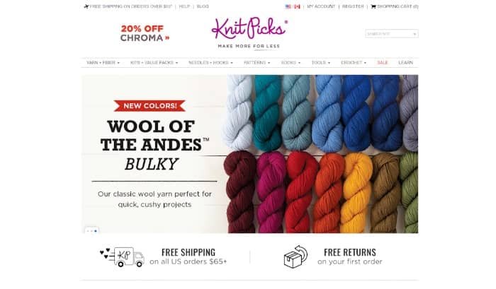 Knit Picks - Their market is full of things to create fabrics with style.