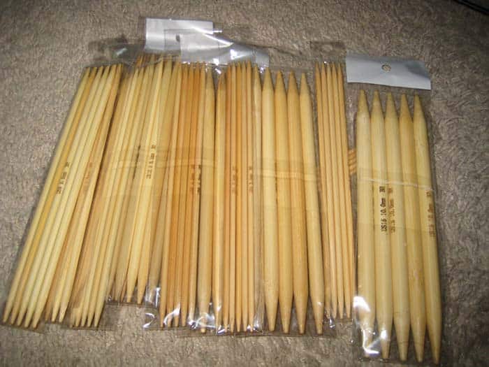 Brilliant Knitting Bamboo Double Pointed Needles