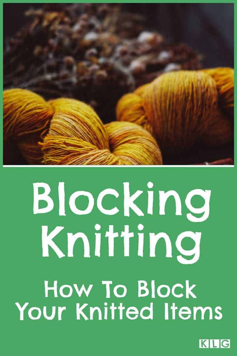 Blocking Knitting Pin