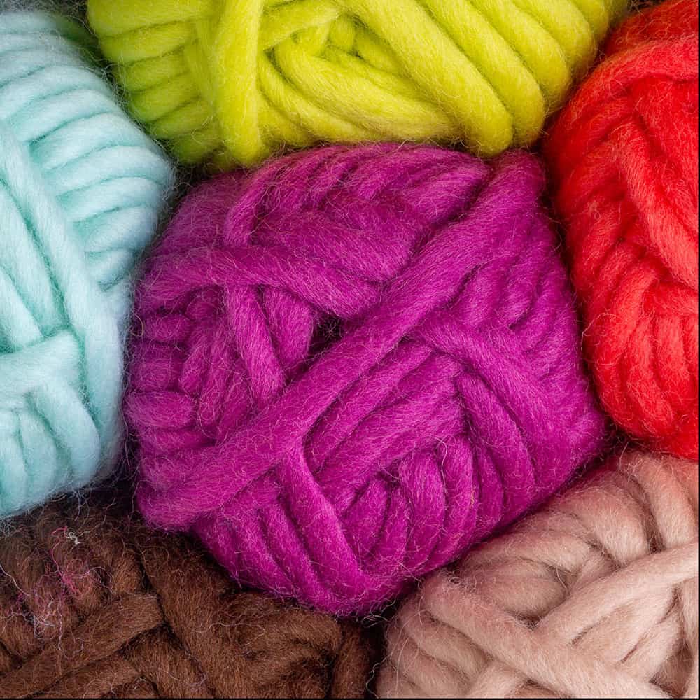 Knit Picks Tuff Puff 100% Wool Super Bulky Yarn em diferentes cores