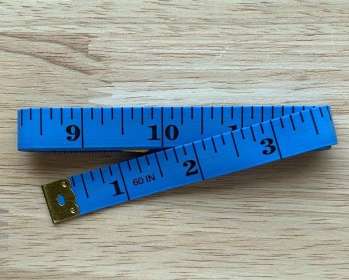 Flexible Tape Measure from MergePatternsNCrafts in blue