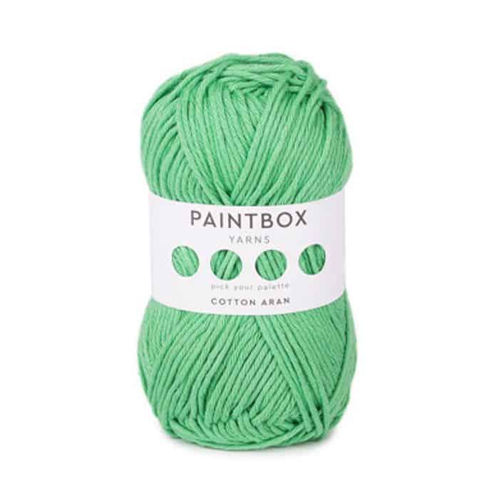 Paintbox Aran Cotton Yarn in pale green