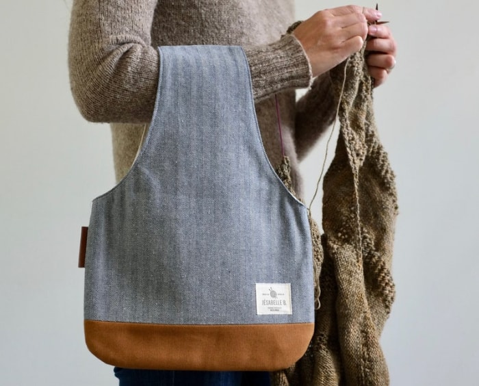 JesabelleB Knitting Bag in denium