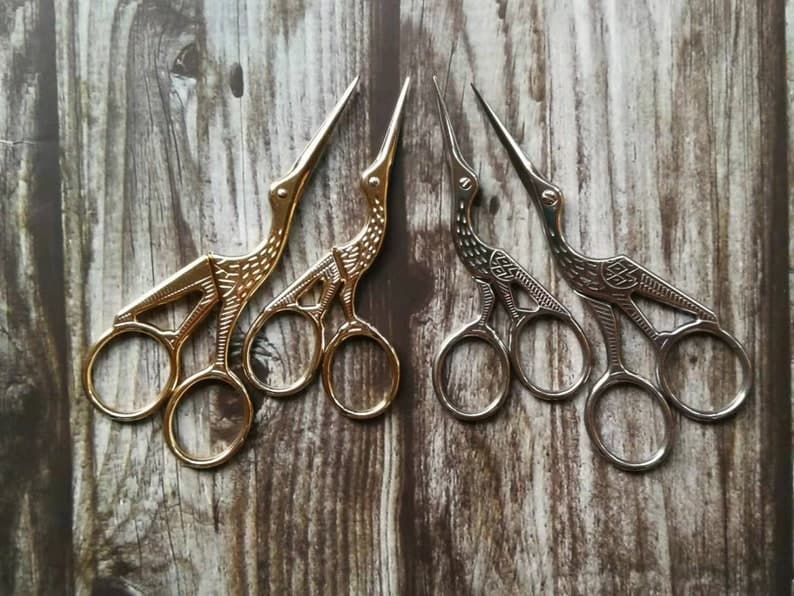 Stork Scissors 55Tree Etsy Store