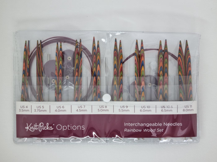 Knit Picks Rainbow Options Circular Needles set