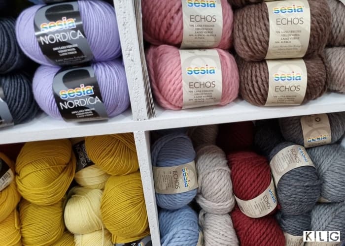 Yarn On Shelves