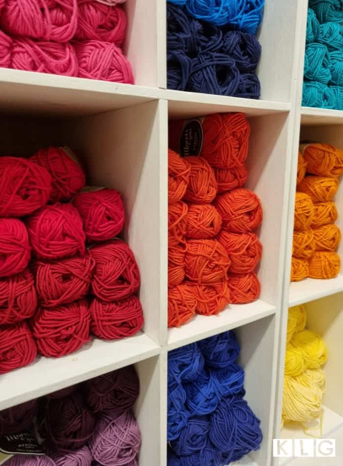 Yarns In Shelves