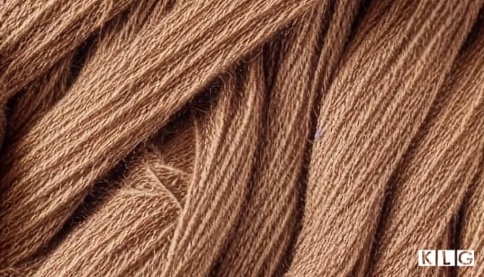 Natural Brown colored Bison Yarn