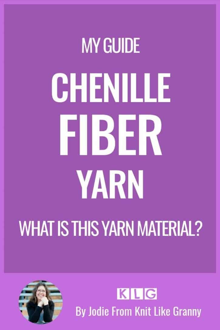 Chenille Yarn Pin