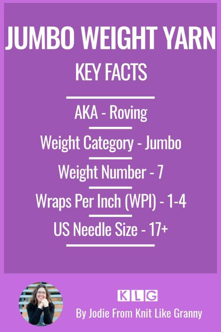 Yarn Weight Chart Guide For Knitting With The Yarn Weights