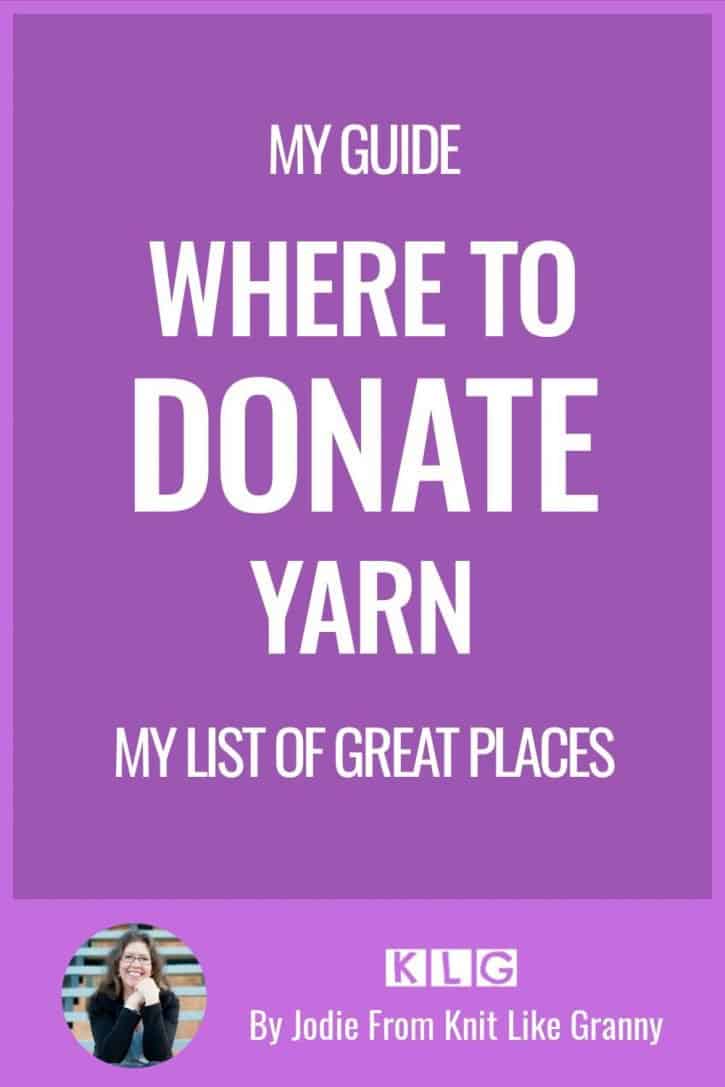 Where To Donate Yarn Give Unused Yarn & Yarn Donations