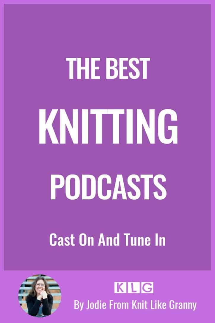 Knitting Podcasts Pin