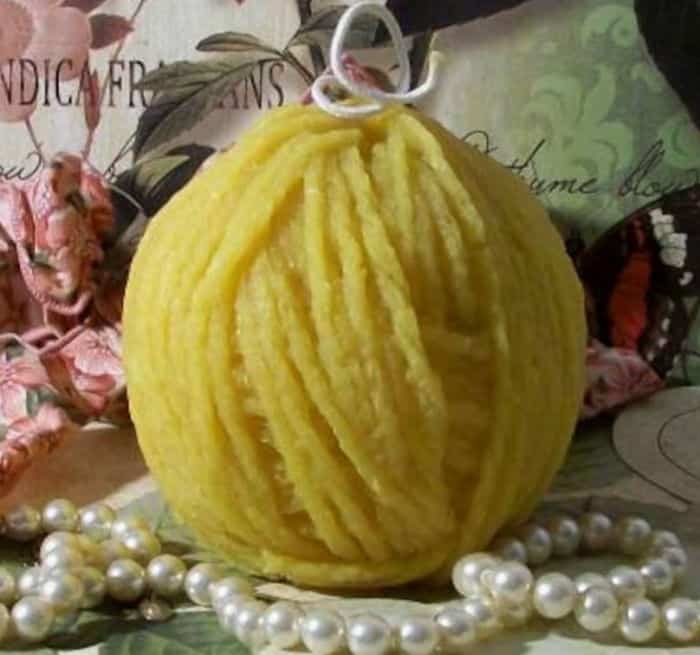 Wool-Ball-Beeswax-Candle-by-CatFishCreekCandles