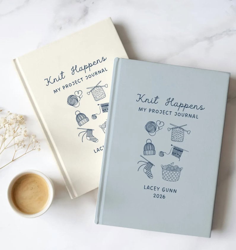 Personalized Knitting Journal