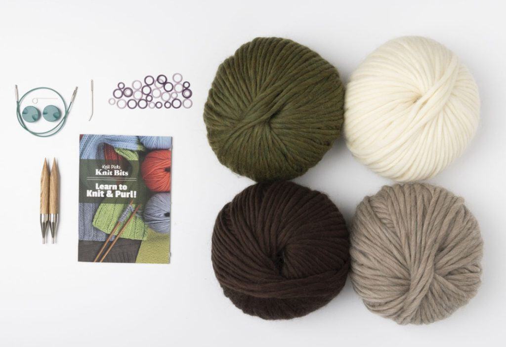 Knit Picks Knit Purl Scarf Kit